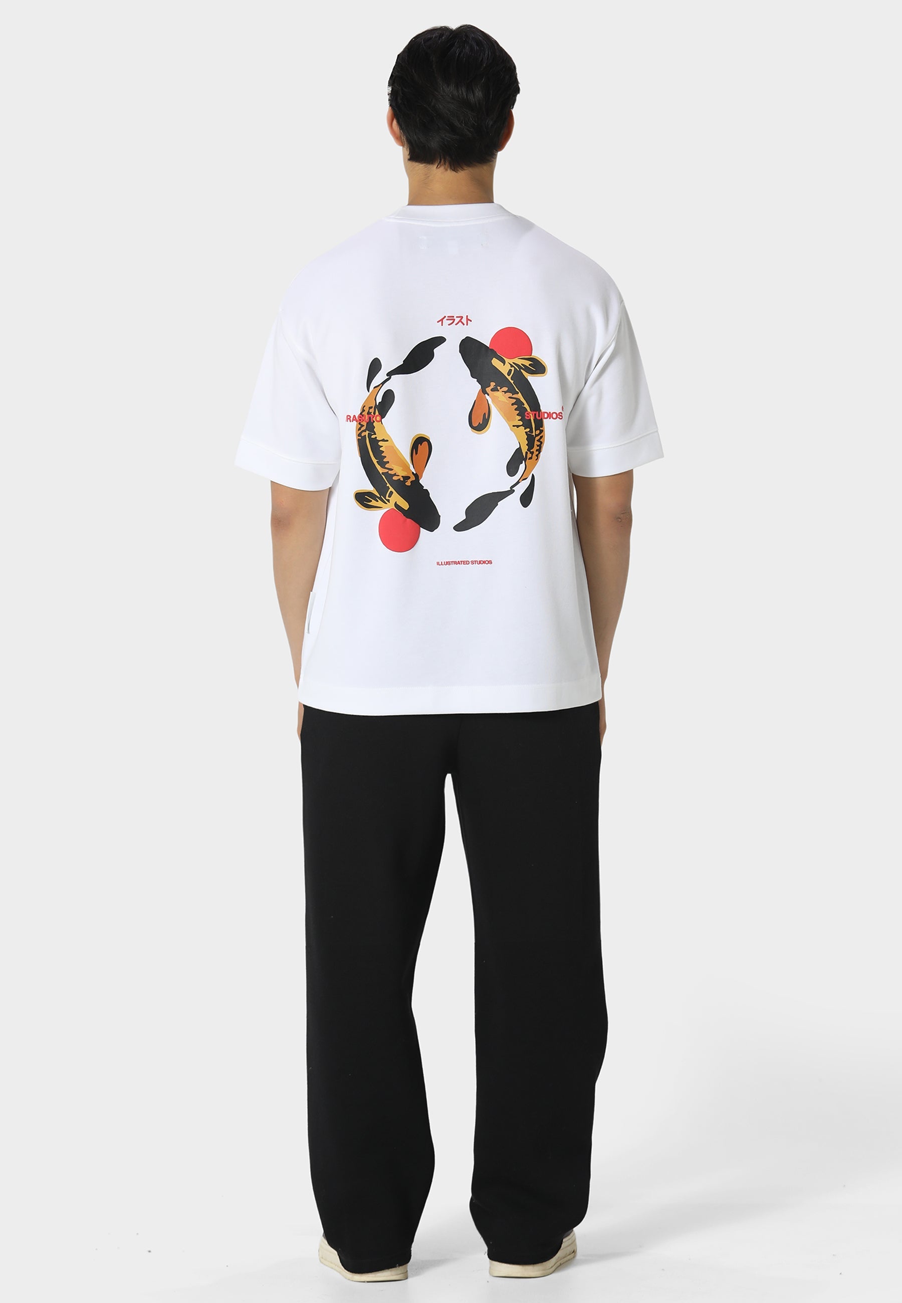 Irasuto Studios Koi Optic White T-Shirt